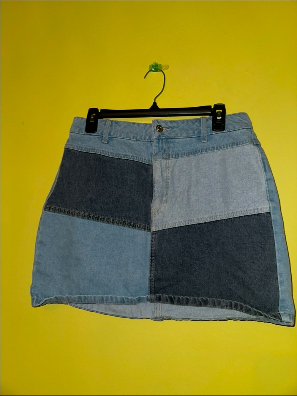 Y2K Wild Fable patchwork denim mini skirt